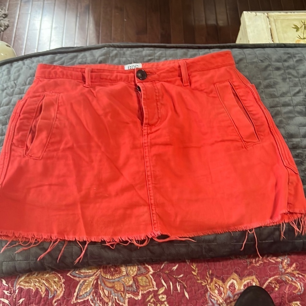 Urban Outfitters BDG Mini Skirt Raw Hem